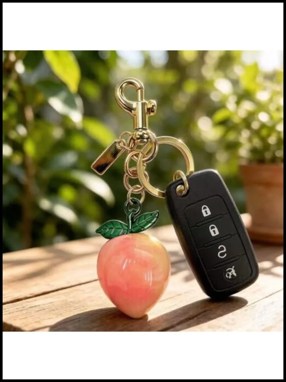 Bag Charms for Women Purse Charm Keychain Metal Resin Durable Glamour